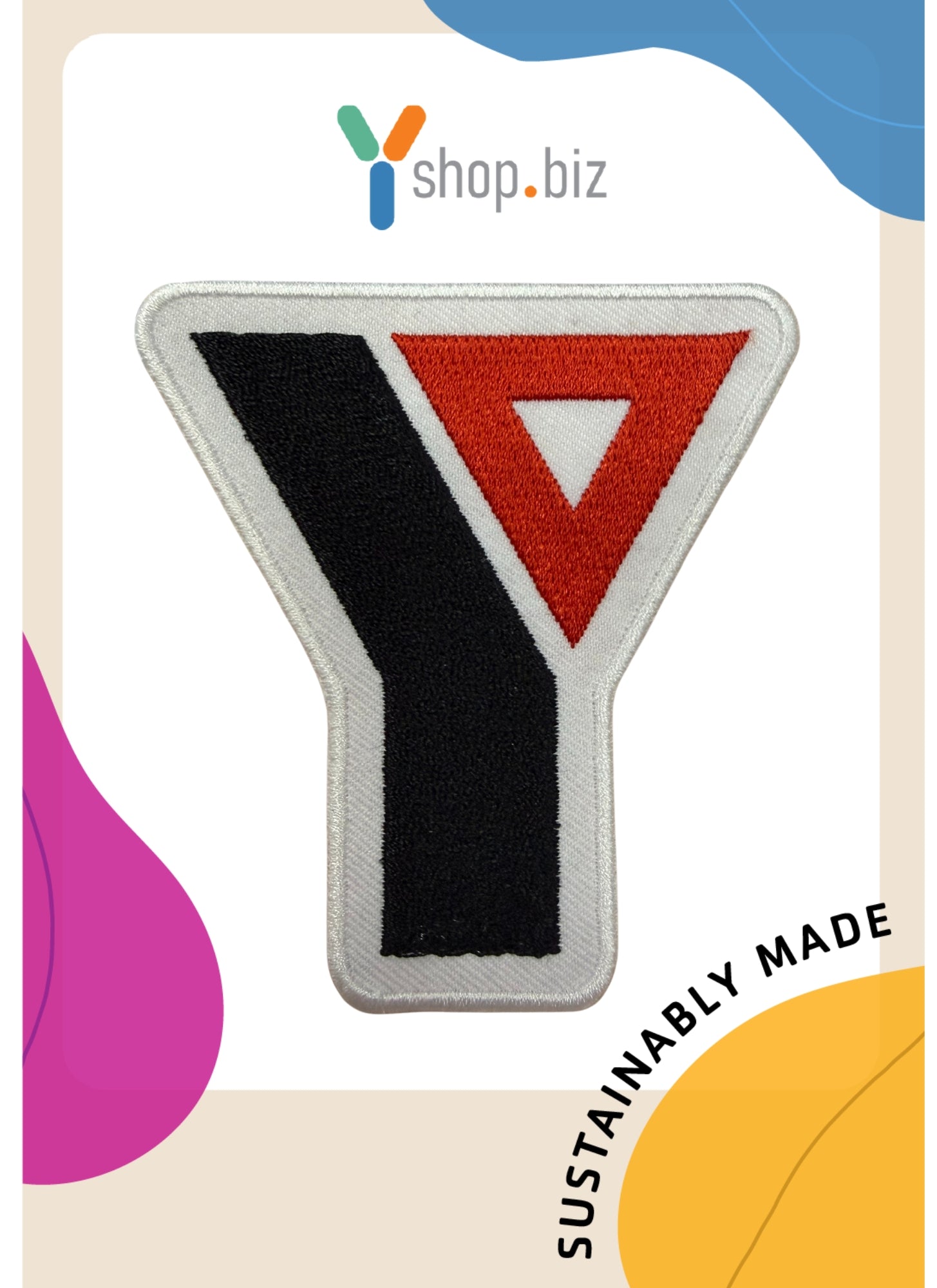 Retro “Y” Logo (1967) Peel and Stick Patch