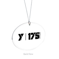175th Year Anniversary Acrylic Oval Ornament - All Retro Logos