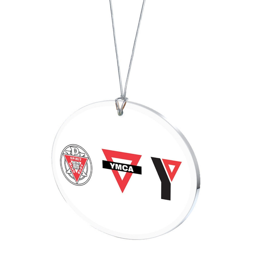 175th Year Anniversary Acrylic Oval Ornament - All Retro Logos