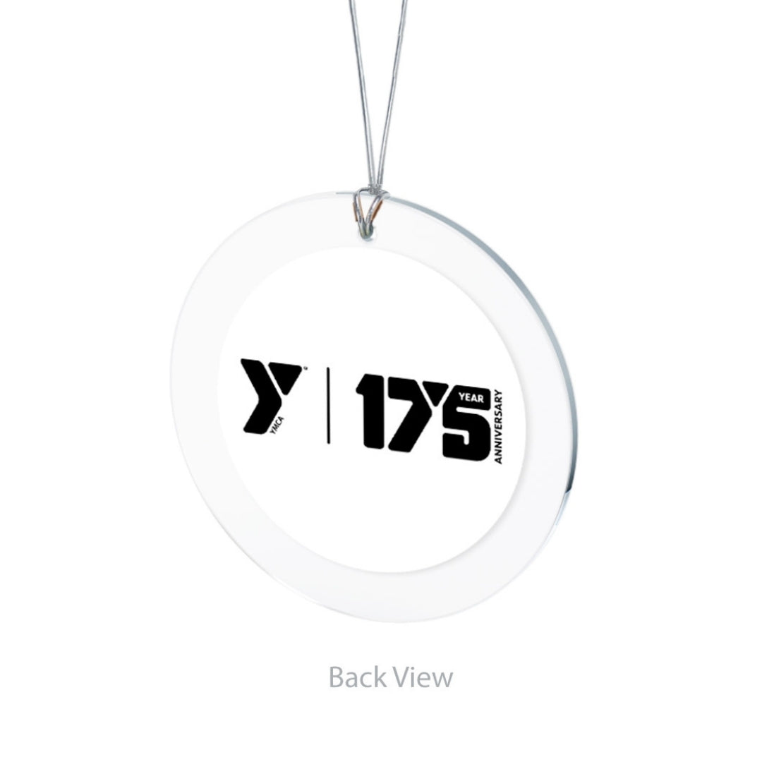 Celebrating 175 Years of the YMCA - Retro 1897 Acrylic Ornament