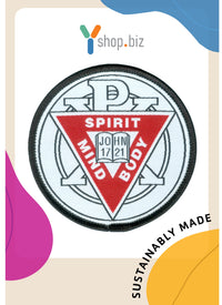 Retro “Y”  Body, Mind, Spirit Logo (1896) Peel and Stick Patch