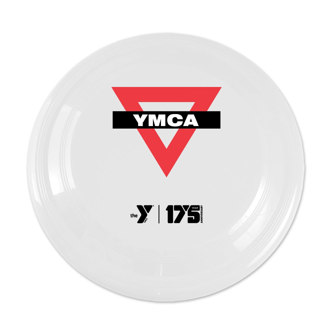 Flying Disc Celebrating 175 Years with 1897 YMCA Retro Logo **Special Order**