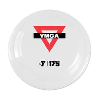 Flying Disc Celebrating 175 Years with 1897 YMCA Retro Logo **Special Order**