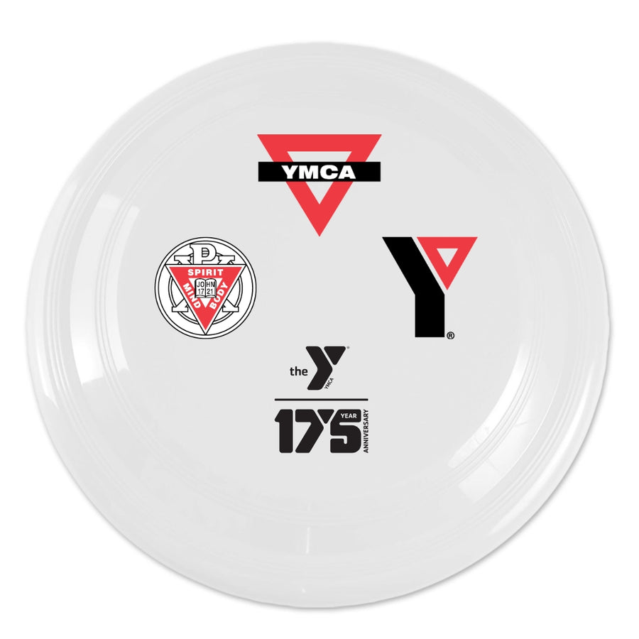Flying Disc Celebrating 175 Years - ALL YMCA Retro Logos