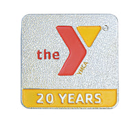 "20 Years of Service" YMCA Pin