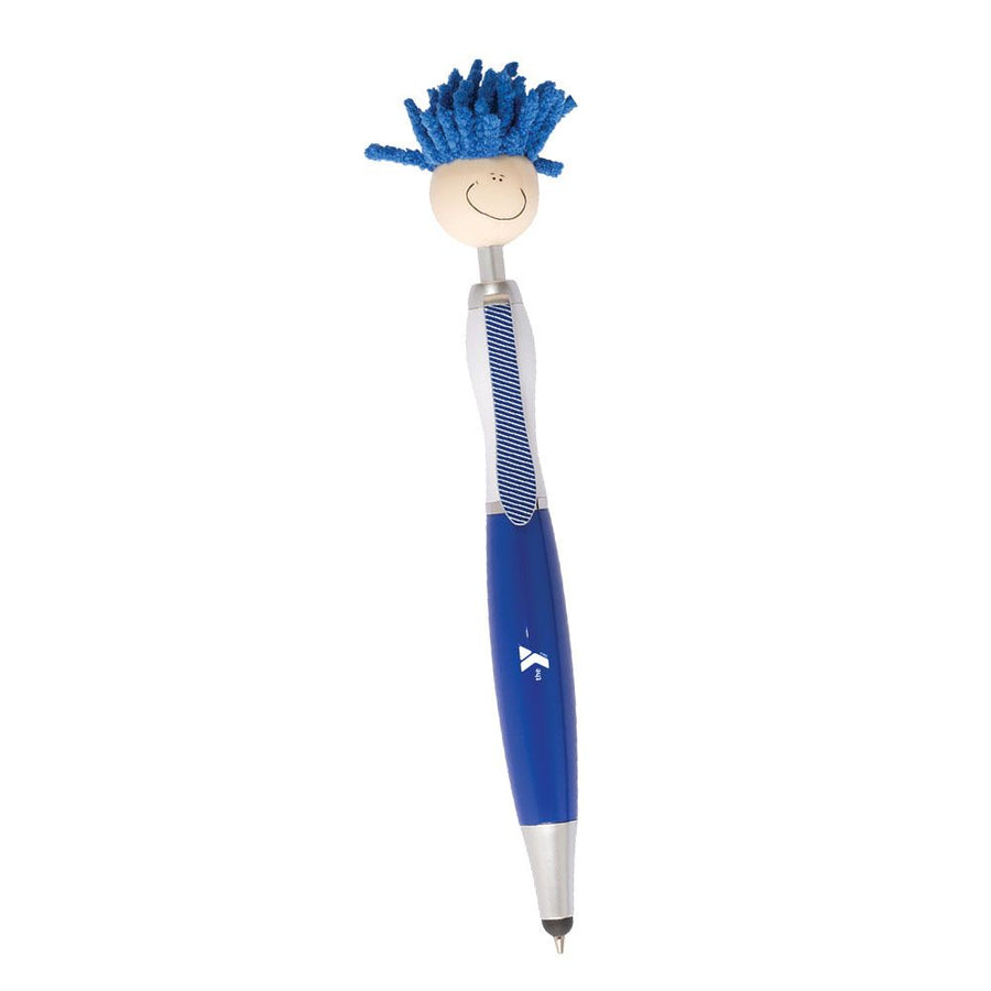 Blue MopTopper™ Screen Cleaner with Stylus Pen