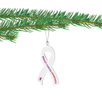 Ribbon Ornament - Breast Cancer Awareness