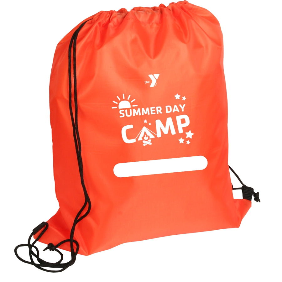 Orange - Find Your Sense of Wonder. Find Your Y. Drawstring Bag