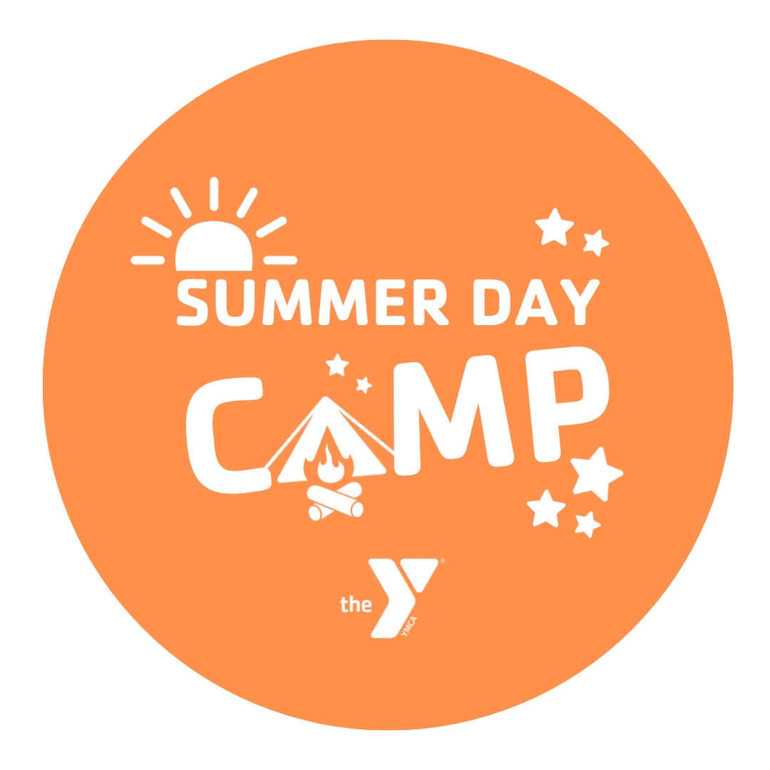 Summer Day Camp Round Sticker - Window or Bumper 3.5" Diameter