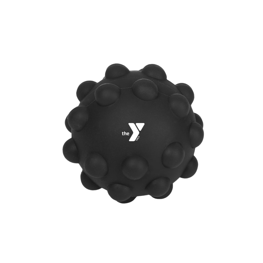 YMCA Branded Green Push Pop Fidget Bounce Ball