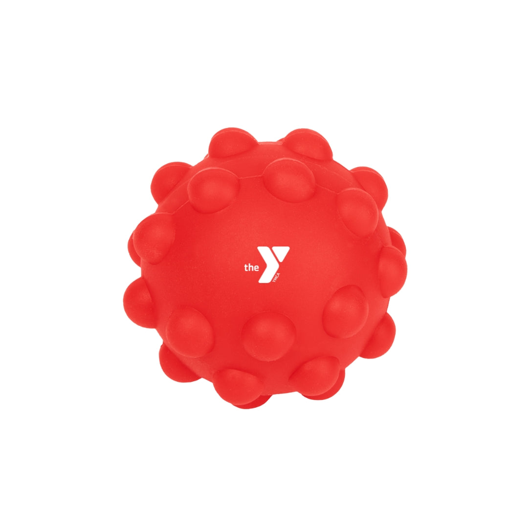 YMCA Branded Push Pop Fidget Bounce Ball - SPECIAL COLORS