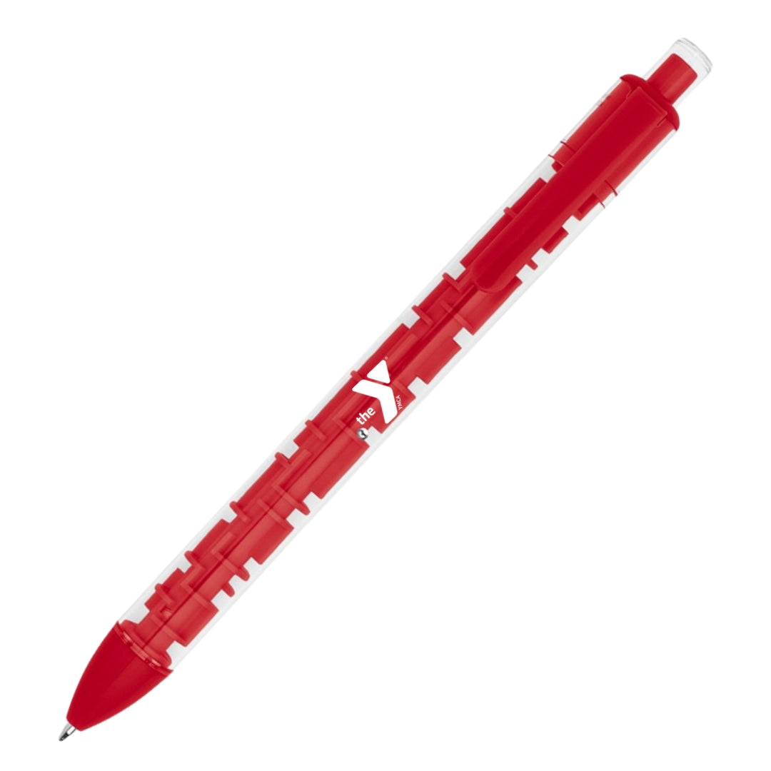 YMCA Branded Red A-Maze Me Fidget Pen