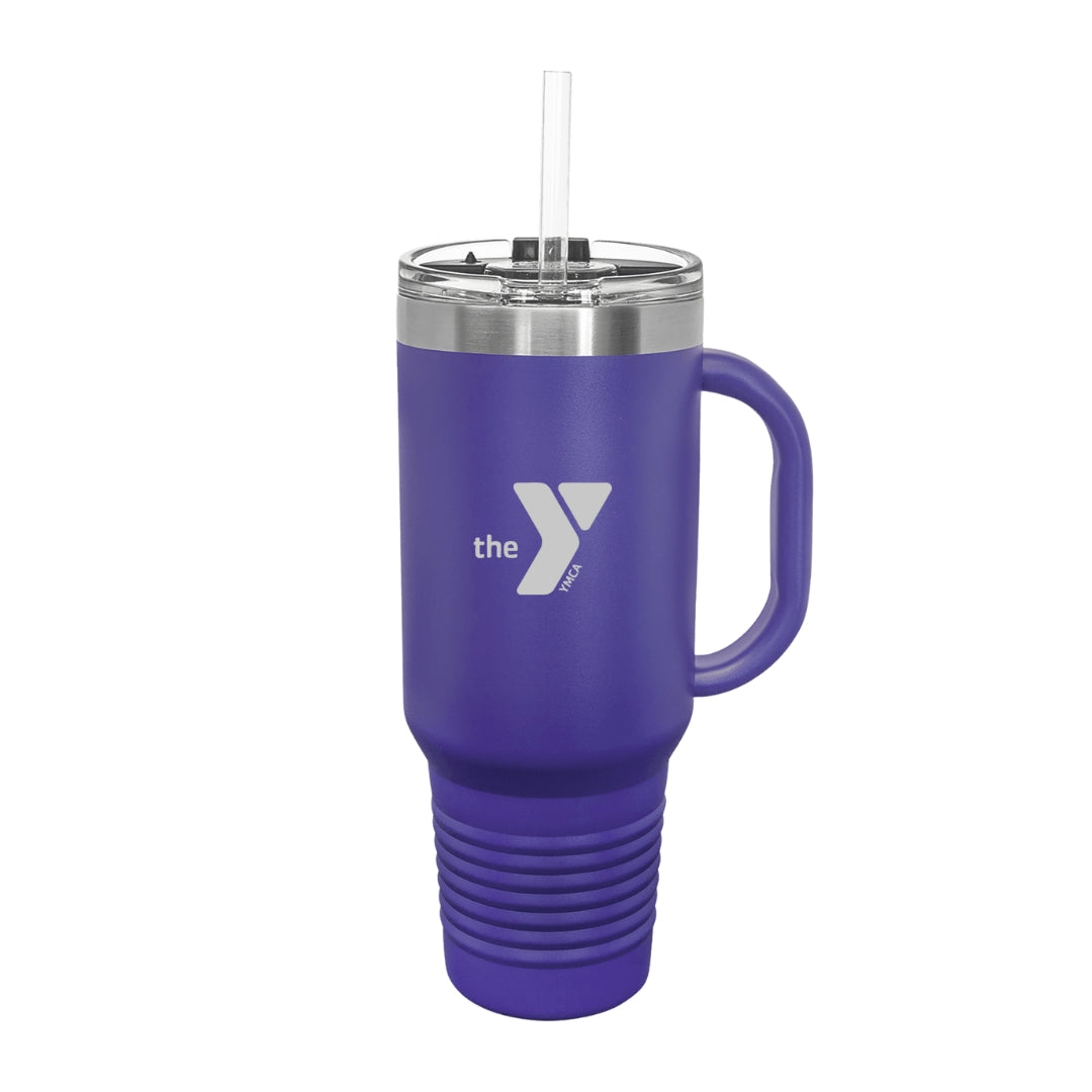 YMCA Branded Polar Camel 40 oz Laser Engraved Stock Colors