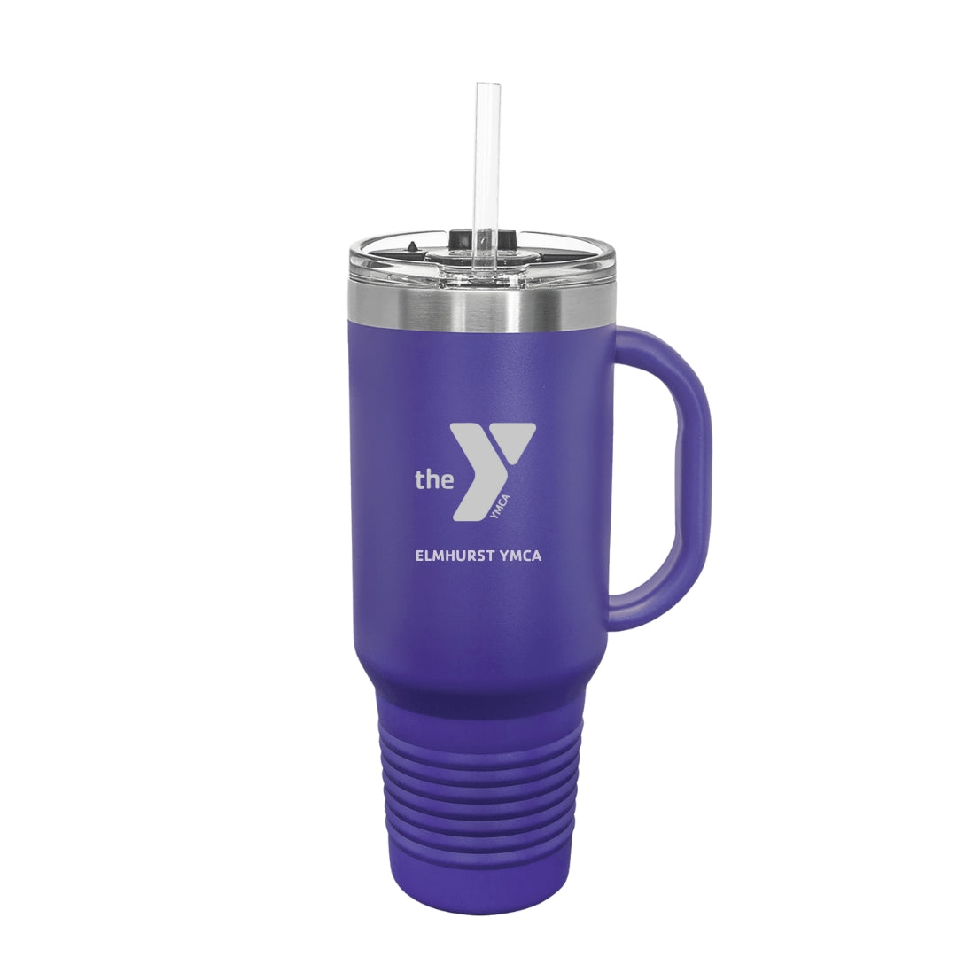 Custom YMCA Branded Polar Camel 40 oz Laser Engraved
