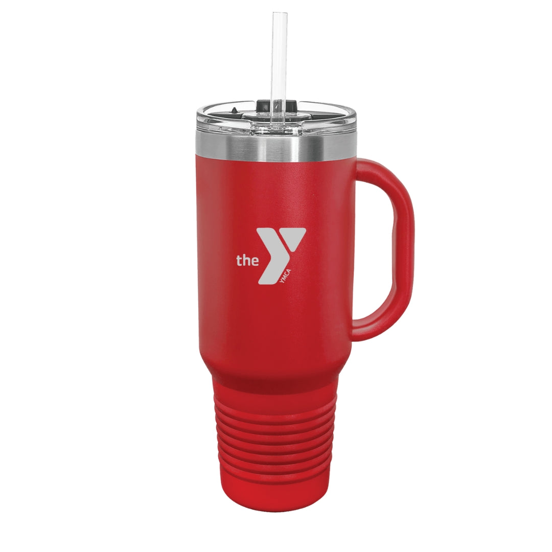 YMCA Branded Polar Camel 40 oz Laser Engraved Special Colors