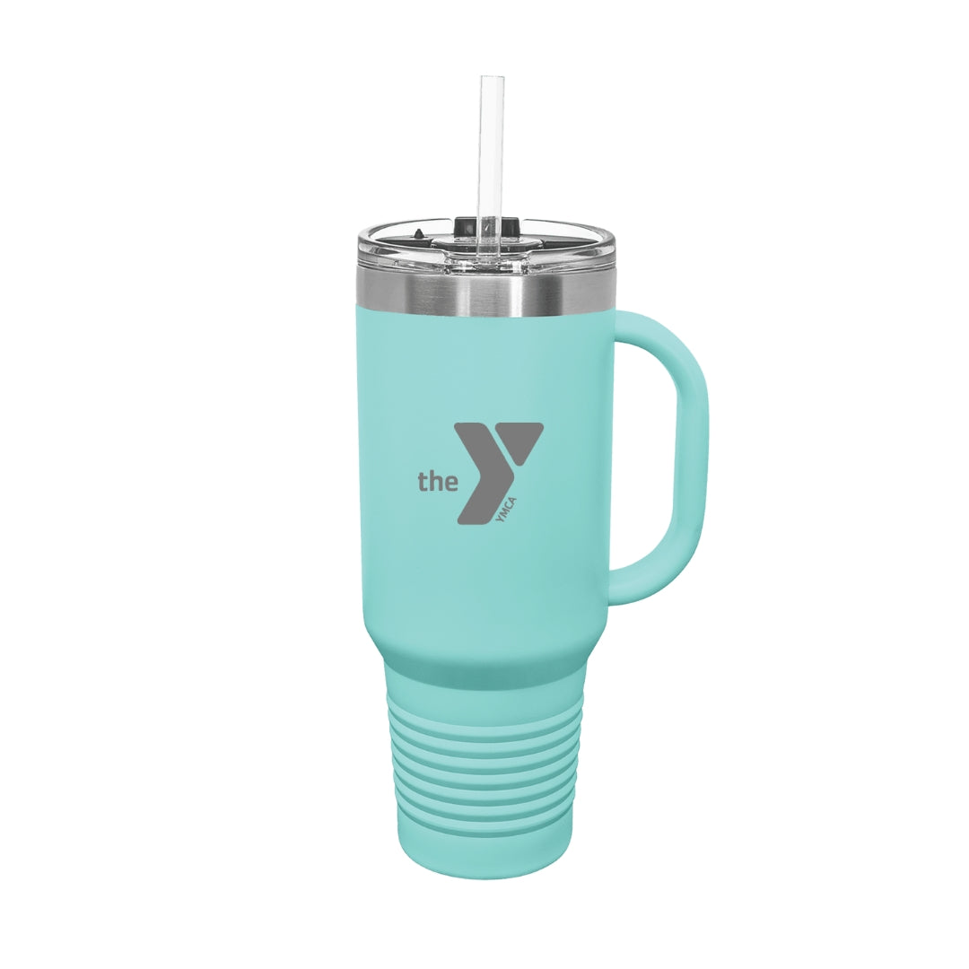 YMCA Branded Polar Camel 40 oz Laser Engraved Special Colors
