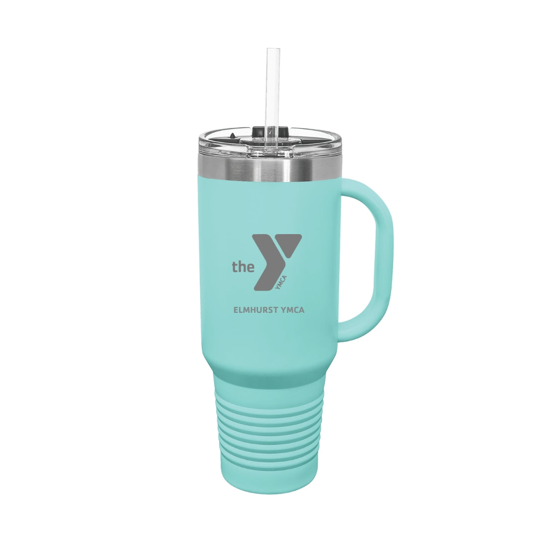Custom YMCA Branded Polar Camel 40 oz Laser Engraved