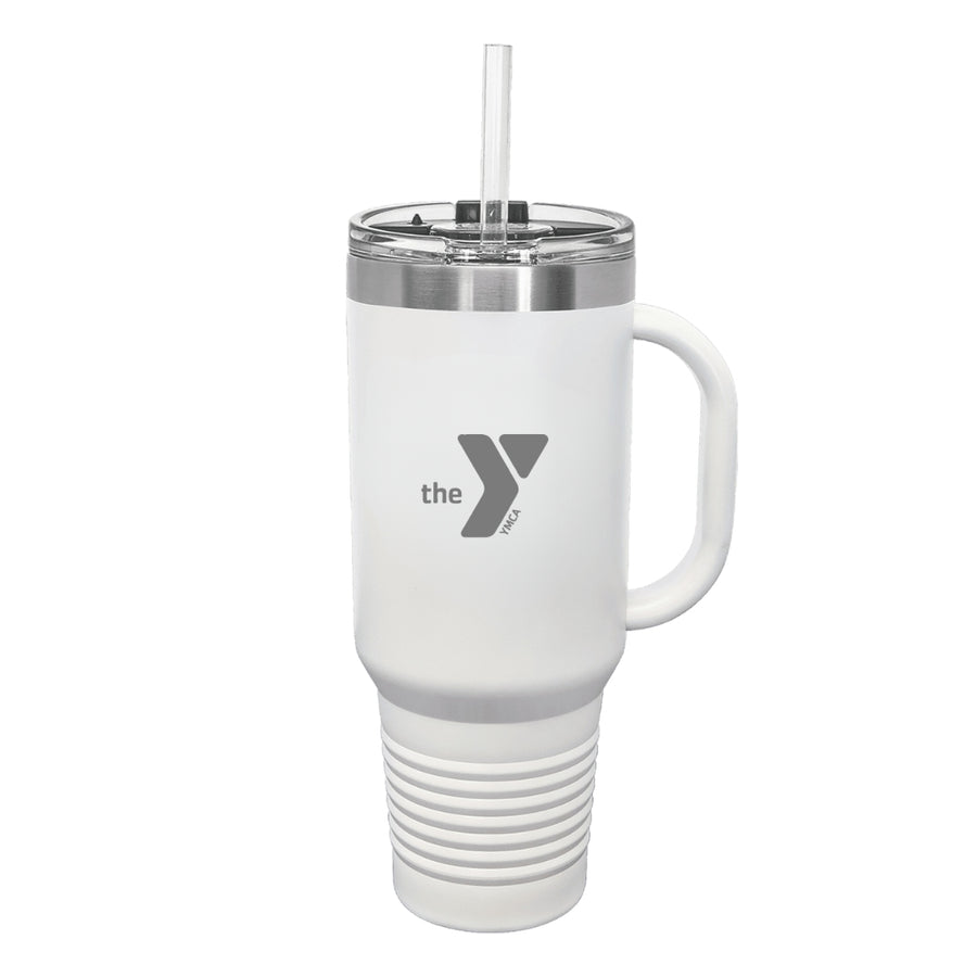 YMCA Branded Polar Camel 40 oz Laser Engraved Stock Colors