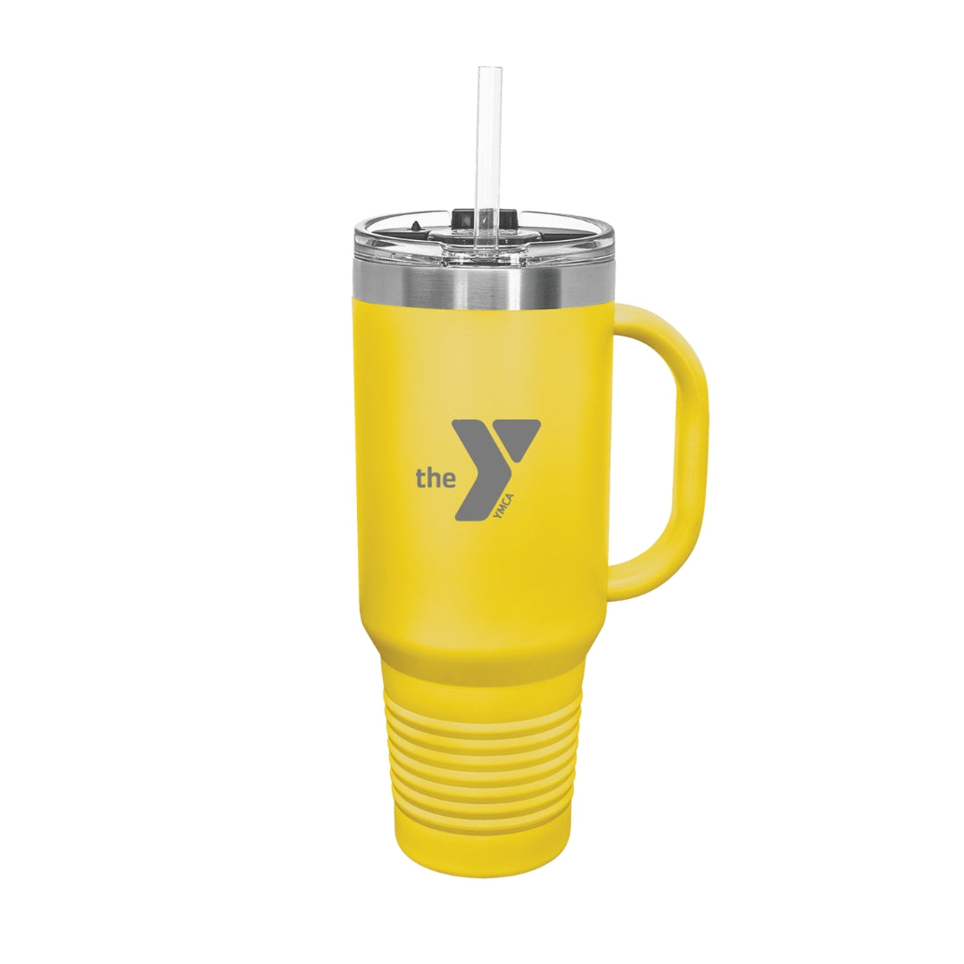 YMCA Branded Polar Camel 40 oz Laser Engraved Stock Colors