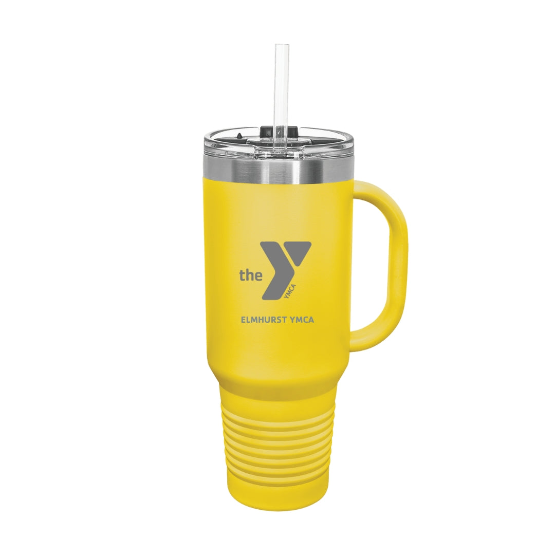 Custom YMCA Branded Polar Camel 40 oz Laser Engraved