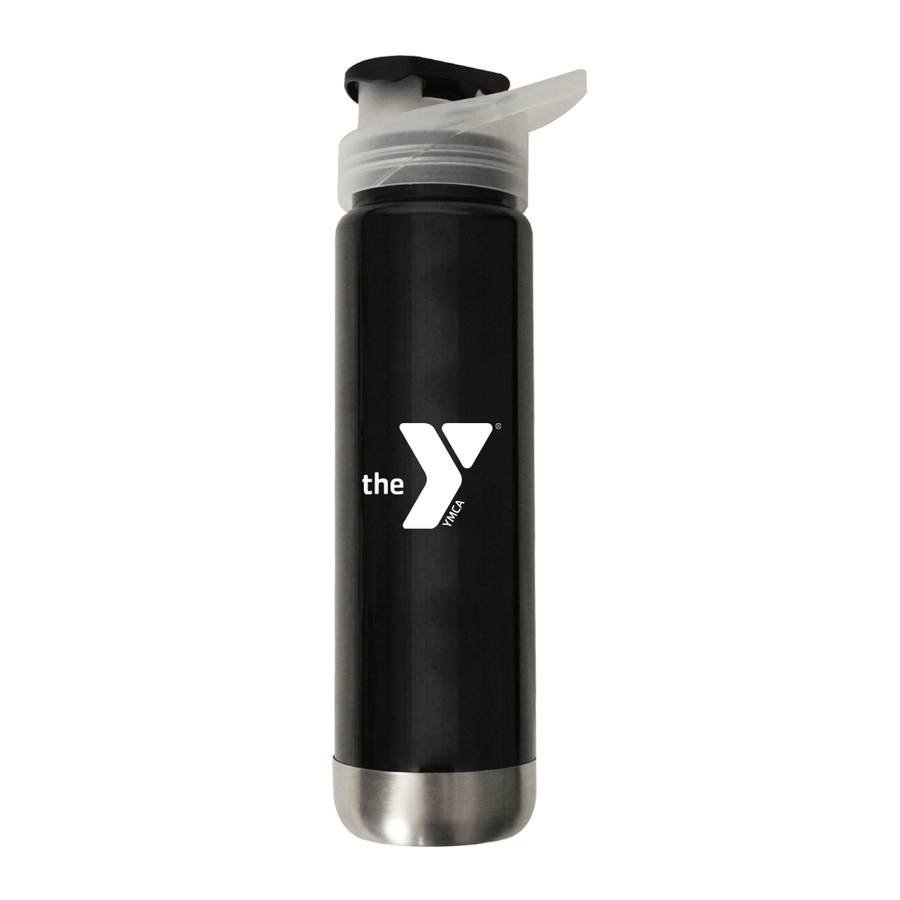 25 oz. Black Slim Design Rain Bottle