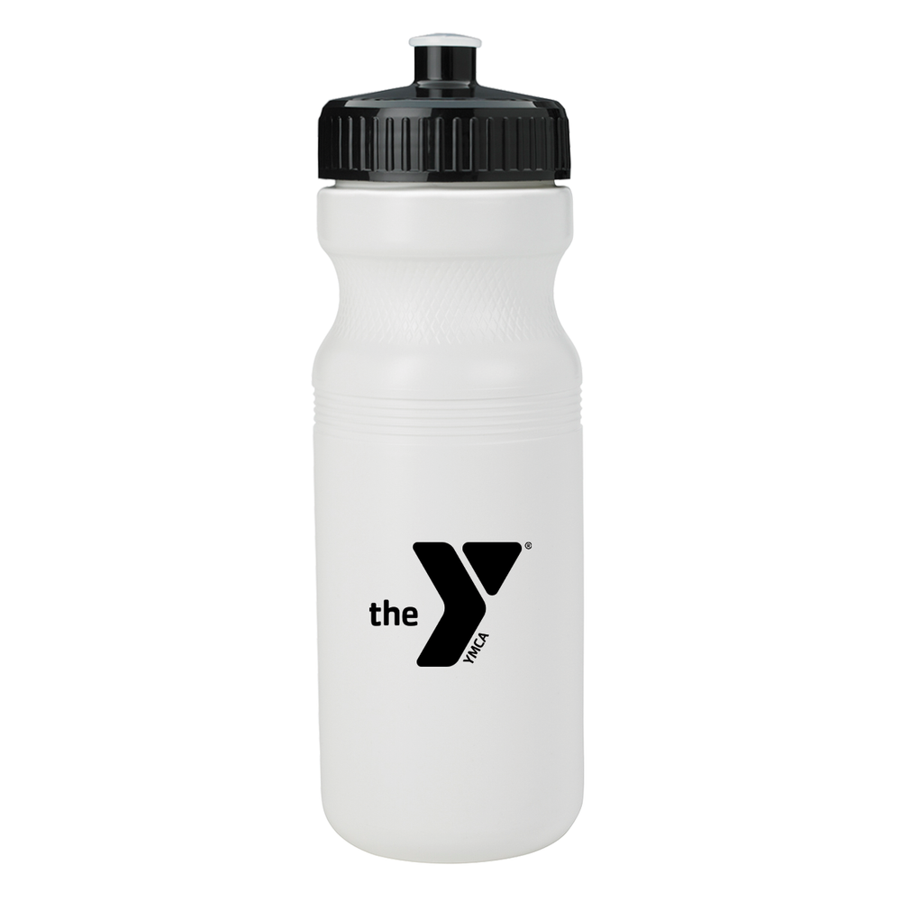 24 oz White Water Bottle