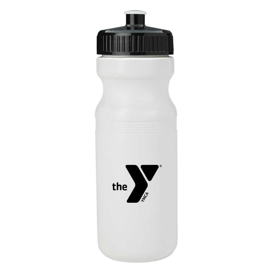 24 oz White Water Bottle