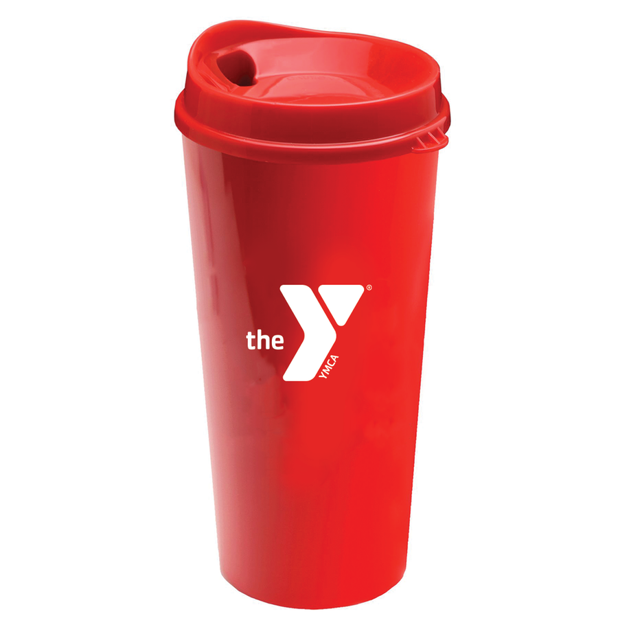 20 oz. Travel Tumbler with Auto Sip Lid, Red