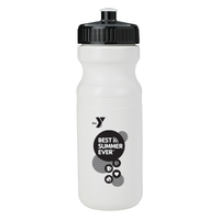 24 oz White Water Bottle "Best Summer Ever"