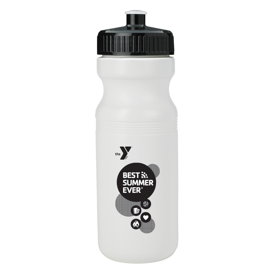 24 oz White Water Bottle "Best Summer Ever"