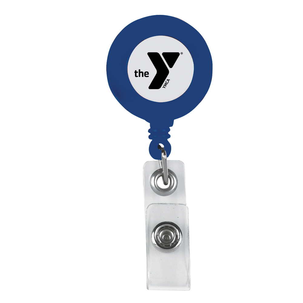 Retractable Badge Holder with Y Logo