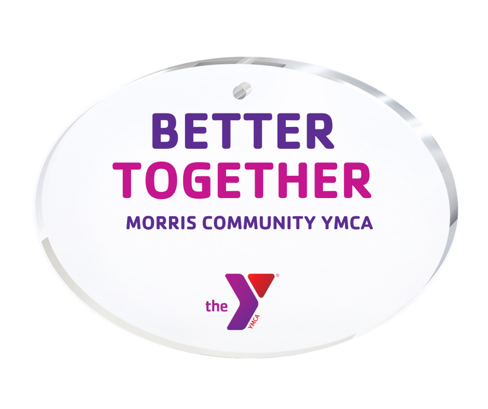 Full-color Imprinted Oval Acrylic Ornament, Custom