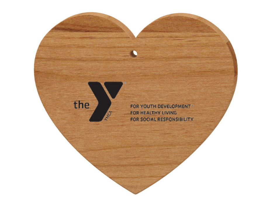 Full-color Imprinted Wood Ornament, Custom