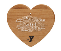 Full-color Imprinted Wood Ornament, Custom