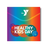 2" Square Healthy Kids Day Magnet