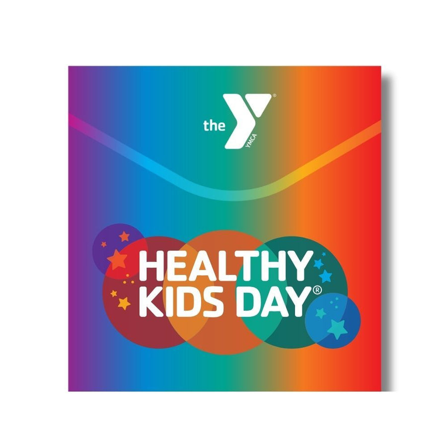 2" Square Healthy Kids Day Magnet