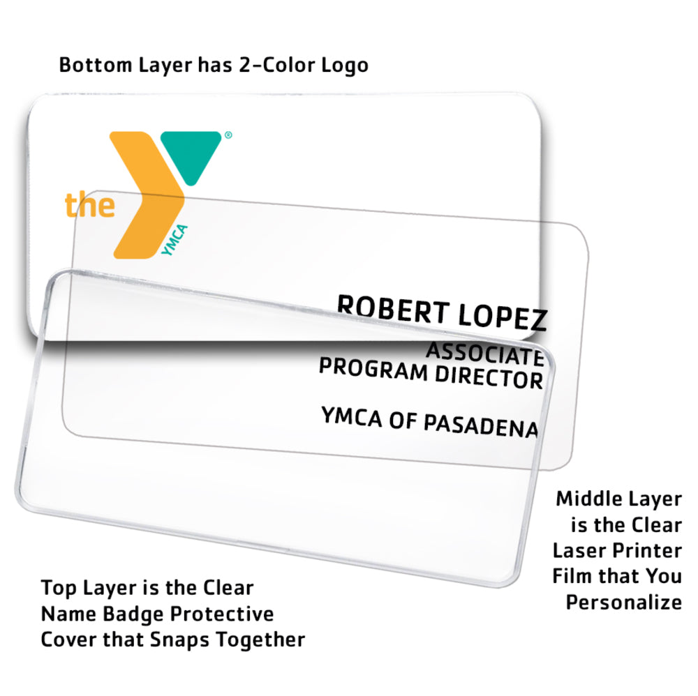 Reusable Name Badge Refill Kit