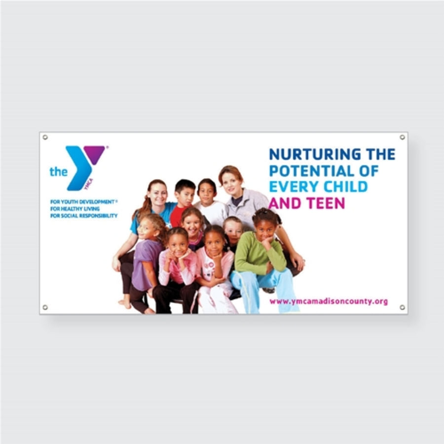 YMCA Vinyl Banner up to 16 Square Feet