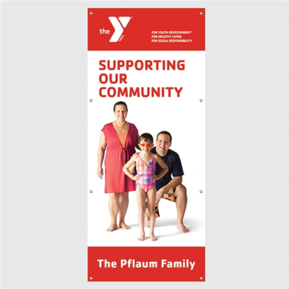 YMCA Vinyl Banner up to 20 Square Feet