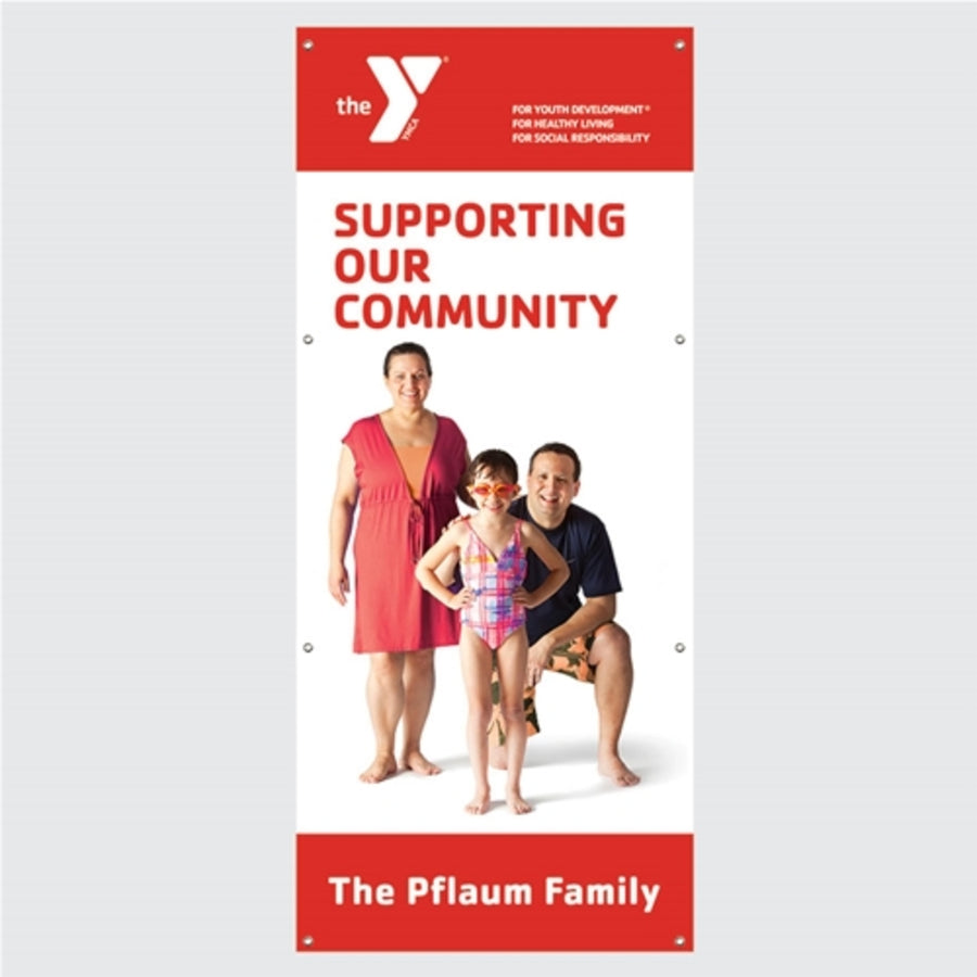 YMCA Vinyl Banner up to 50 Square Feet