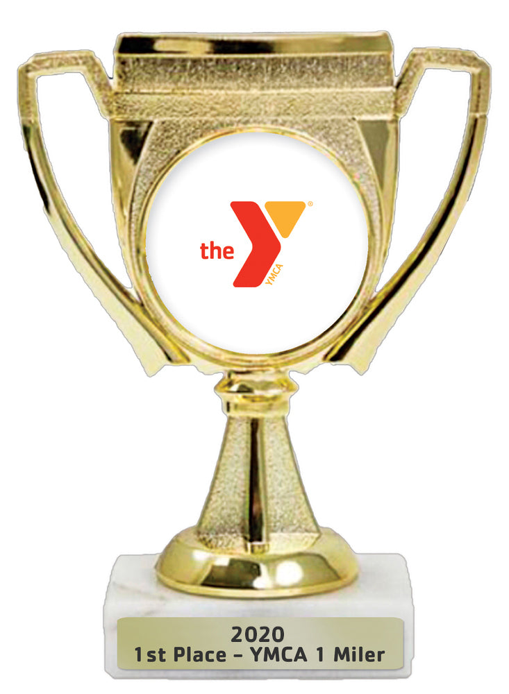 6" YMCA Cup Trophy W/ INSERT
