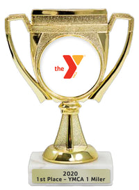 6" YMCA Cup Trophy W/ INSERT