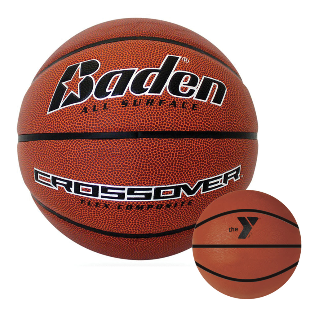 Baden YMCA Crossover™ Basketball - Size 7 Official Size: 29.5"