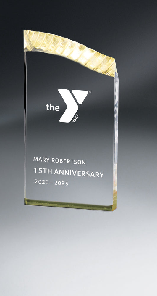 Chisel-Carved Acrylic Tower