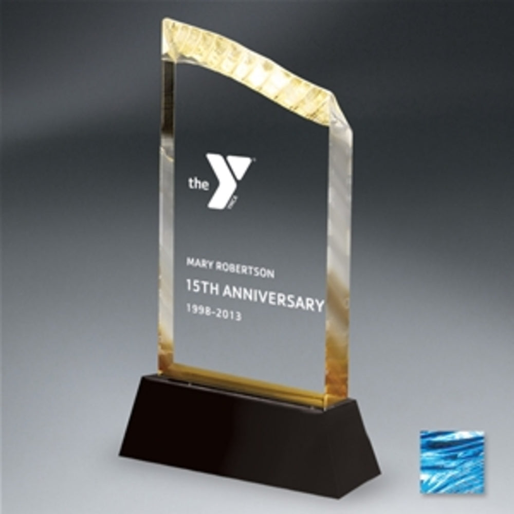 Chisel-Carved Acrylic Award Matte Base