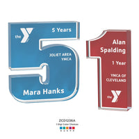 Single and Double Digit Freestanding Anniversary Award