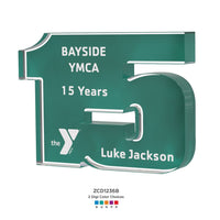 Single and Double Digit Freestanding Anniversary Award