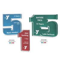 Single and Double Digit Freestanding Anniversary Award