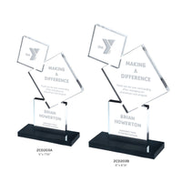 Tumbling Blocks Acrylic Award