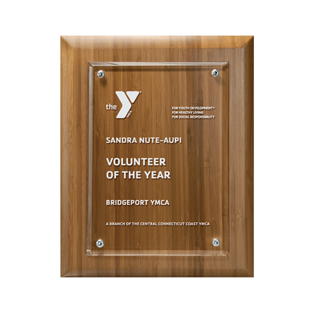 Floating Acrylic Bamboo Plaque